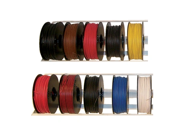 El. kabel fortinnet - sort 2 x 0,75 mm2 Metervare